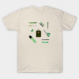 Green School Supplies T-Shirt